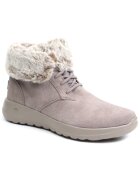 Skechers Дамски боти Plush Dreams 144042 таупе велур