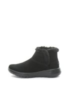 Skechers Дамски боти с косъм On The Go Joy - Bundle up - Черен/Сив