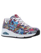 Skechers Дамски обувки Uno - Color Doodle pattern Размер: