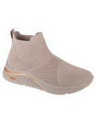 Skechers Дамски спортни обувки - Arch Fit S-Miles - Sock Walk 155580-TPE - Бежови