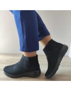 Skechers Ежедневни дамски ботуши 144113 Bbk - черни