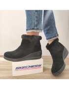 Skechers Ежедневни дамски ботуши 144470 Bbk Black Velvet - Черно кадифе
