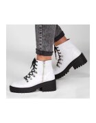 Skechers Ежедневни дамски ботуши 49058 Wht White - Albsss