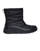 Skechers Кожени боти със синтетика