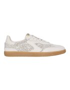 Skechers Кожени спортни обувки Hotshot - Meshing Well с перфорации - Златист/Мръснобял