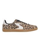 Skechers Кожени спортни обувки Hotshot с животински принт - Черен/Бежов/Мръснобял