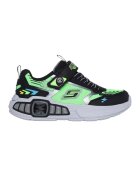 Skechers Маратонки Light Storm 3.0 със светлинки - Черен/Лайм зелено/Син