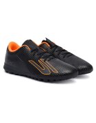 Skechers Мъжки футболни обувки - синтетични - черно/оранжево - екологична кожа