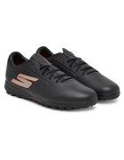Skechers Мъжки кецове - футболни обувки - черно/оранжево - екологична кожа