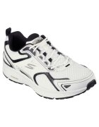 Skechers Мъжки маратонки за бягане Естествена гладка кожа - Бял - Бял