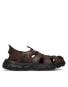 Skechers Мъжки сандали - естествена кожа - кафяви