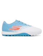 Skechers Мъжки спортни обувки - футболни обувки - бял/тюркоаз/розов - екологична кожа