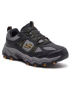 Skechers Мъжки туристически ботуши черно-сиви - текстил