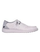 Skechers Мокасини Melson - Nela с меки стелки Сив меланж