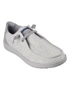 Skechers Мокасини Melson - Nela с меки стелки Сив меланж