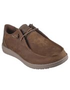 Skechers Мокасини Melson - Ramilo от еко кожа Кафяв