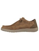 Skechers Мокасини Melson - Ramilo от еко кожа Кафяв