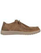 Skechers Мокасини Melson - Ramilo от еко кожа Кафяв