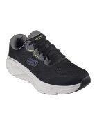 Skechers Мрежести спортни обувки DLux Walker - Черен/Сив