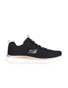 Skechers Мрежести спортни обувки Graceful Get Connected - Черен/Розово