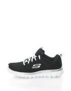 Skechers Мрежести спортни обувки Graceful Get Connected - Черен/Сребрист