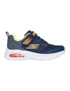 Skechers Мрежести спортни обувки Microspec Max Advance Squad с велкро - Оранжев/Тъмносин