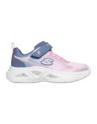Skechers Мрежести спортни обувки Sola Glow 2.0 с LED светлини - Пастелнорозов/Индигово синьо