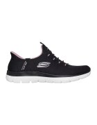 Skechers Мрежести спортни обувки Summits Dream Chaser Slip-Ins - Черен/Светлорозов