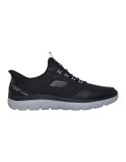 Skechers Мрежести спортни обувки Summits-Top Rate Slip-ins - Черен/Сив