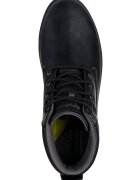 Skechers Непромокаеми боти Garlan Deno от еко кожа Черен