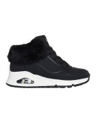 Skechers Непромокаеми боти с еко пух - Бял/Черен