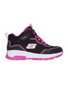 Skechers Непромокаеми мрежести спортни обувки с еко кожа - Черен/Фуксия
