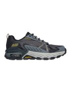 Skechers Непромокаеми обувки Max Protect с мрежести зони - Черен/Жълт/Прашно синьо