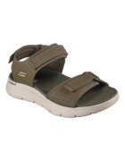 Skechers Сандали Go Walk с велкро Маслинено зелено