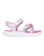 Skechers Сандали Jumpsters с велкро Ледено синьо/Розово