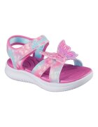 Skechers Сандали Lights-Jumpsters с велкро Пастелносин/Фуксия