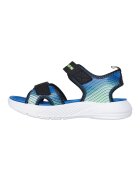 Skechers Сандали Microspec с велкро Черен/Син