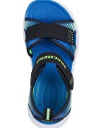 Skechers Сандали Microspec с велкро Черен/Син