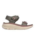 Skechers Сандали от текстил с велкро Max Cushioning Endeavor - Каки
