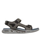 Skechers Сандали с велкро Черен/Tъмносив