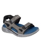 Skechers Сандали с велкро Черен/Tъмносив