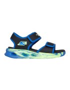 Skechers Сандали с велкро и лого Лайм зелено/Тъмносин