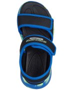 Skechers Сандали с велкро и лого Лайм зелено/Тъмносин