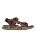 Skechers Сандали с велкро - Кафяв
