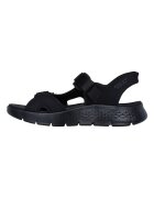 Skechers Сандали Slip-Ins Go Walk Flex Избеляло черно