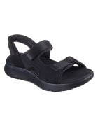 Skechers Сандали Slip-Ins Go Walk Flex Избеляло черно