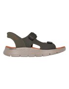 Skechers Сандали Slip-Ins Go Walk Flex Маслинено зелено