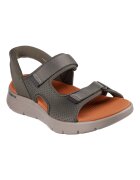 Skechers Сандали Slip-Ins Go Walk Flex Маслинено зелено