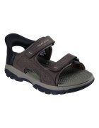 Skechers Сандали Tresmen-Hirano с велкро Канелено кафяво