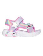 Skechers Сандали Unicorn Dreams с велкро и цветен блок Лавандула/Розово